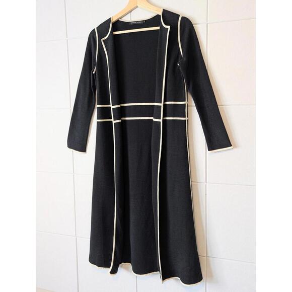 Vintage y2k silk cotton knitwear dress & cardigan set - Picture 2 of 8